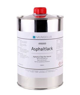 Asphaltlack Abdecklack für Radierung | Tiefdruck | Galvanik 1 Liter