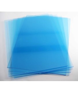 PET sheet 215 x 320 x 1.5 mm transparent 6 pieces