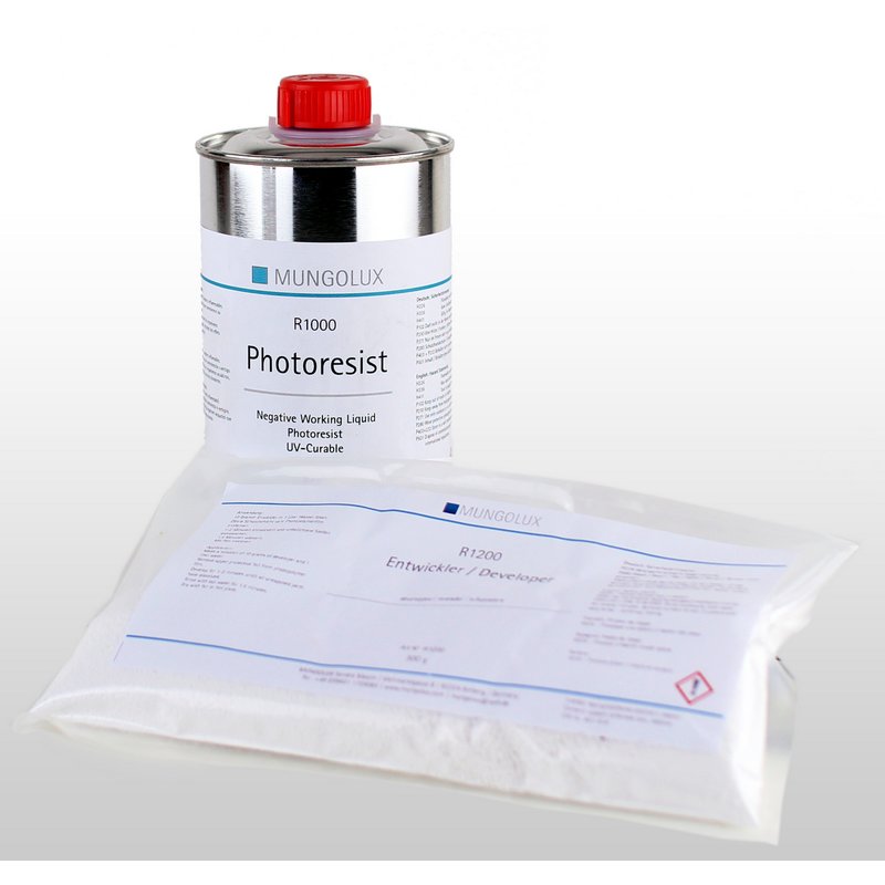 Set of liquid photoresist and developer for pcb electronics, € 56,90